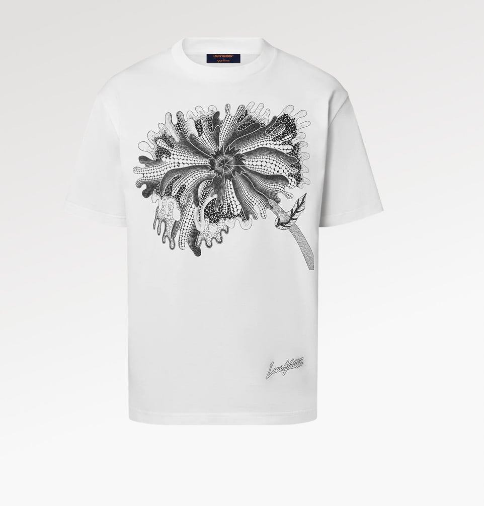 LV x YK Camiseta Psychedelic Flower - Prêt-à-Porter 1AB6IJ